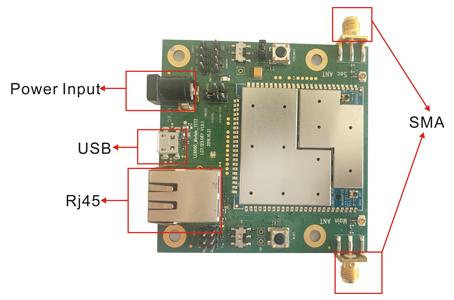 Draadloze NLOS breedbandvideodata-uitzendende PCB-module met API/AT en netwerkbeheerssoftware 0
