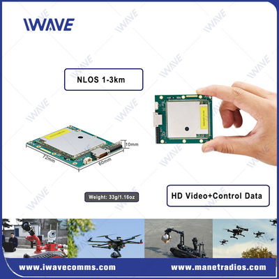 kopen Miniatuur 33g Drone Video Transmitter 10km Downlink IP MESH Embedded Module online vervaardiging