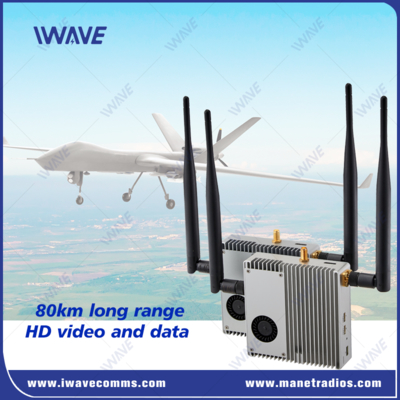 kopen 800 MHz en 1,4 GHz langeafstands video- en besturingsdata-zender voor UAV's online vervaardiging
