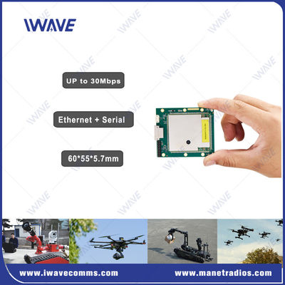MIMO OEM IP MESH Module 600Mhz / 1.4Ghz Frequentie voor UGV Zwerm