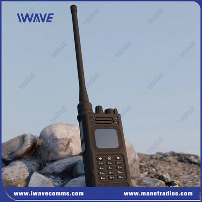 Multiple hops Tactische MANET Radios 136MHz-174MHz Handheld VHF Radio