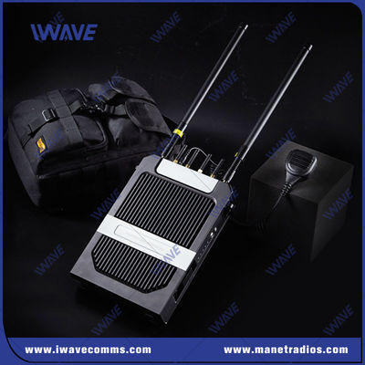 Tactisch lichaam gedragen IP mesh radio mesh MANET radios 16 nodes