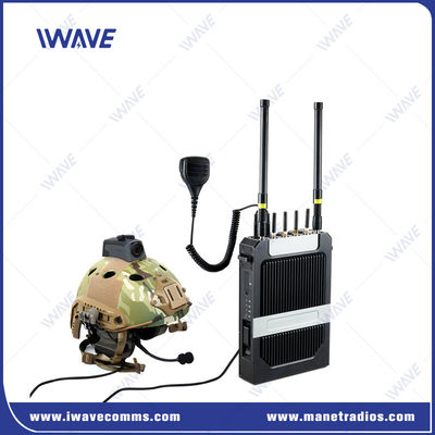 Tactische IP-MESH-radio met -echte spraakcommunicatie en HD-video.