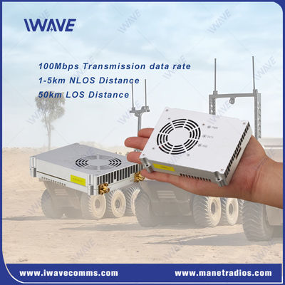 100 Mbps draadloze punt-tot-multipunt-transceiver voor HD-video- en datakommunicatie