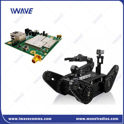 Driebandfrequentie UGV/UAV NLOS Ethernet COFDM Transmitting System 115200bps Baudrate 1Mbps-30Mbps verstelbare bandbreedte