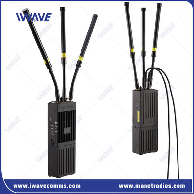 100 Mbps 64 nodes IP MESH Tactische MIMO-radios voor HD-video- en spraakcommunicatie